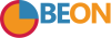 beon logo white text